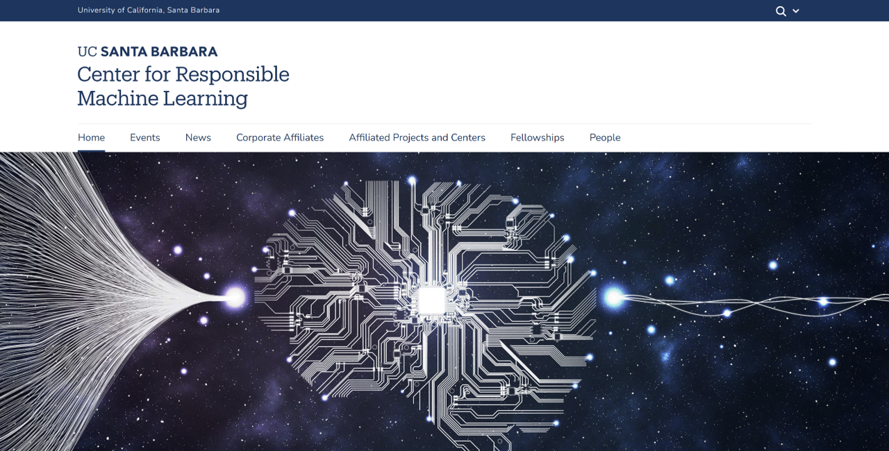 Snapshot of the CRML website